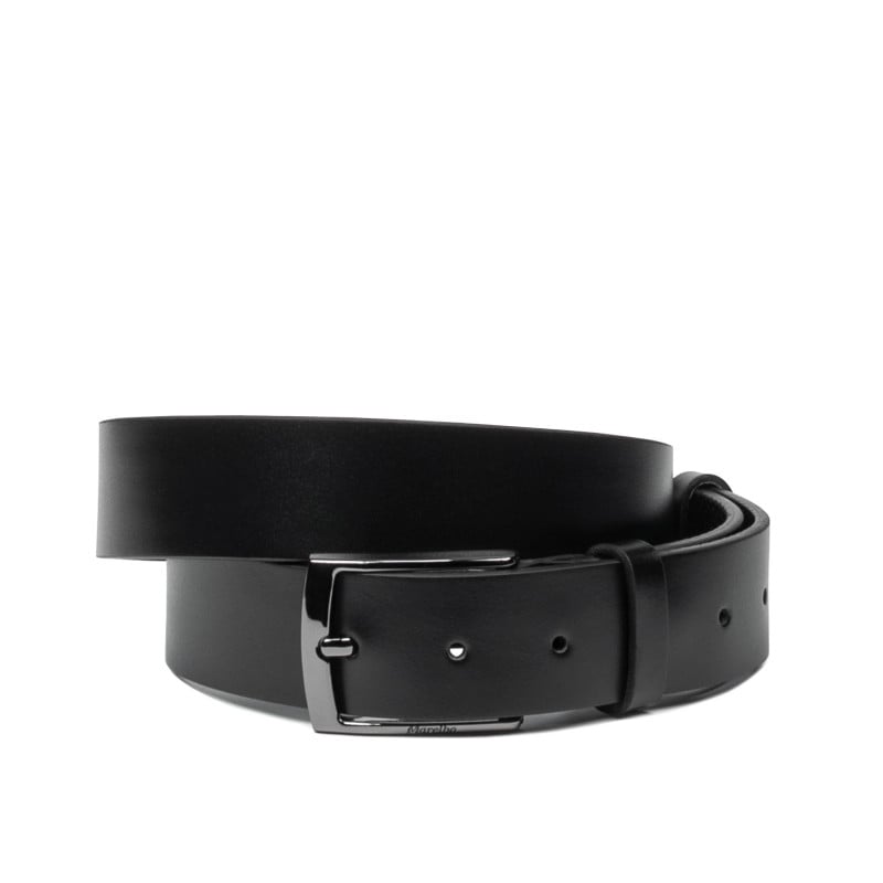 Herren Gürtel 53b glänzend schwarz