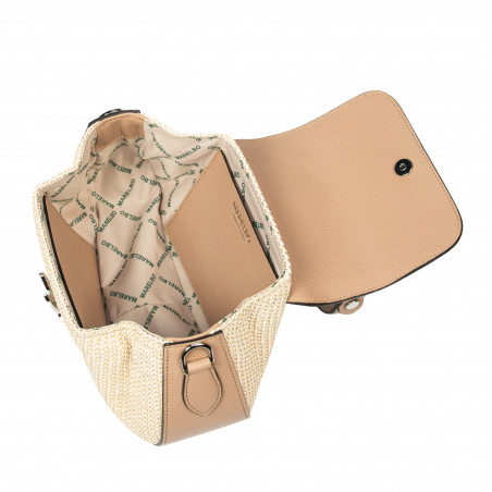 Dametasche 042g 01biz nude+Raffia