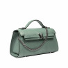 Damentasche Schultertasche 041g 01 Croco Pistazie