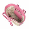 Damentasche für den Strand 044g 01 Barbie-Rosa+Raffia