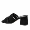Damen Sandalen 1348 schwarz Velours