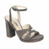 Damensandalen 1347 Sand Velours
