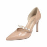 Elegante Damenschuhe 1350 Lack Beige