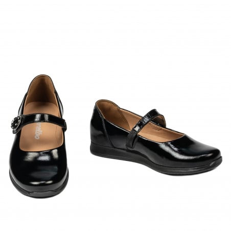 Kinderschuhe 2029 schwarzer Lack