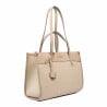 Damen-Strandtasche 045g nude+Raffia