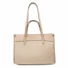 Damen-Strandtasche 045g nude+Raffia