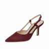 Damen Sandalen 1344 Bordeaux Velours