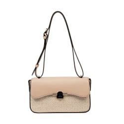 Damentasche zum Umhängen 046g nackt + Rattan