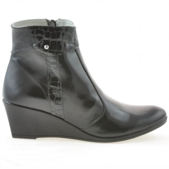 Damenstiefeletten 239 Lack Schwarz Damenstiefeletten 239 Lack Schwarz
