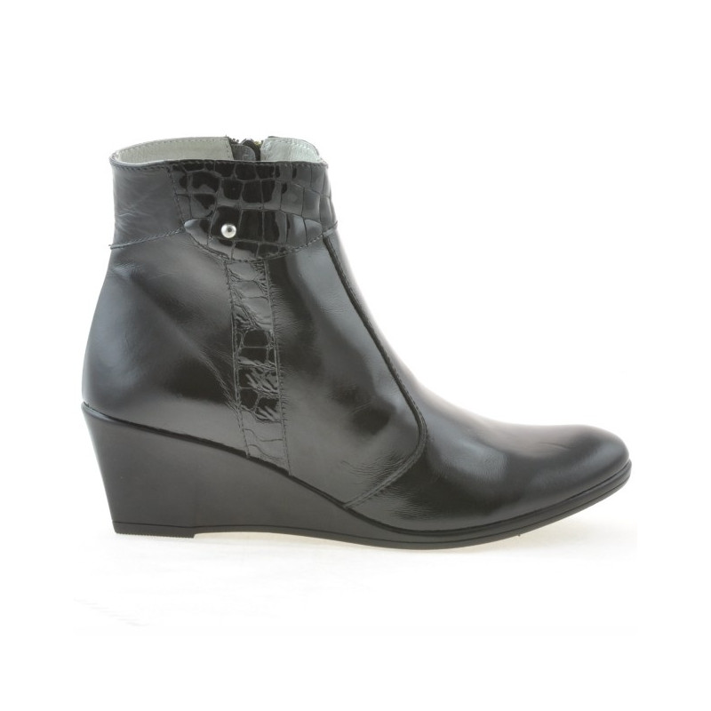 Damenstiefeletten 239 Lack Schwarz