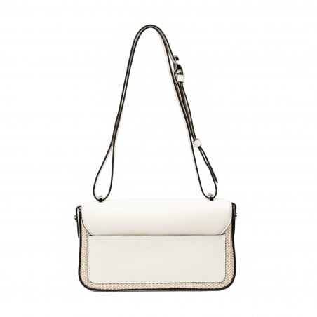 Damenschultertasche 046g 01 Panna+Raffia