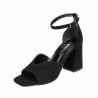 Damen Sandalen 1346 schwarz Velours