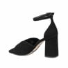 Damen Sandalen 1346 schwarz Velours