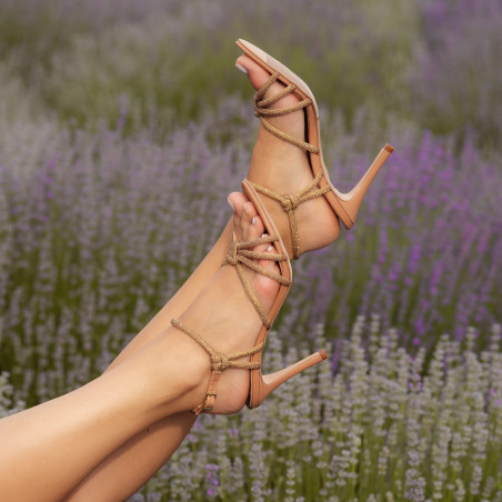 Damensandalen 1342 Cappuccino lifestyle