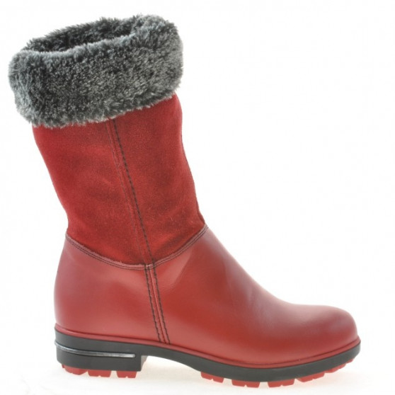 Kinderstiefel 3202 rot kombiniert Kinderstiefel 3202 rot kombiniert