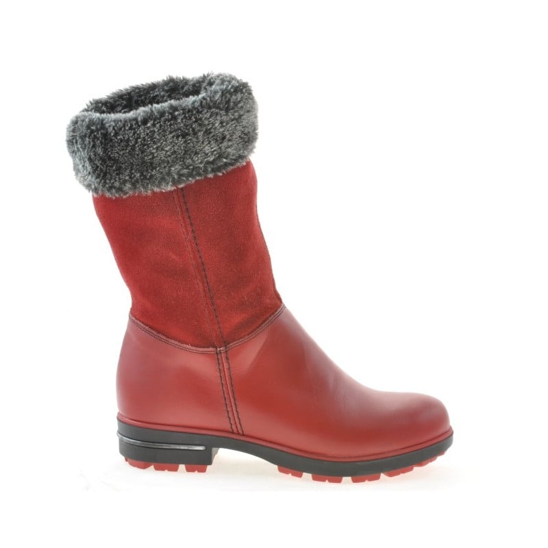 Kinderstiefel 3202 rot kombiniert
