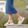Damensandalen 5118 Beige lifestyle