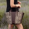 Damentasche Strand 044g Raphia Kakao lifestyle