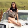 Damentasche Strand 044g Raphia Kakao lifestyle