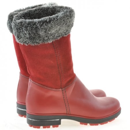 Kinderstiefel 3202 rot kombiniert