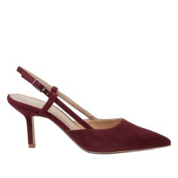 Damen Sandalen 1344 Bordeaux Velours