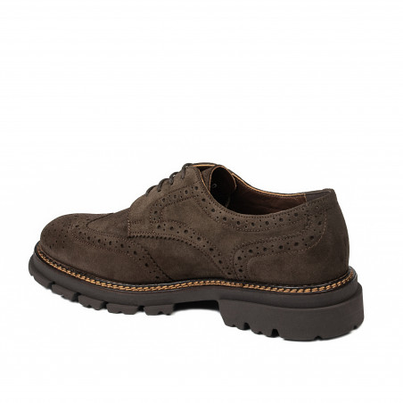 Herren Casual Schuhe 989 braun Veloursleder
