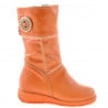 Kleine Kinderstiefel 25c orange