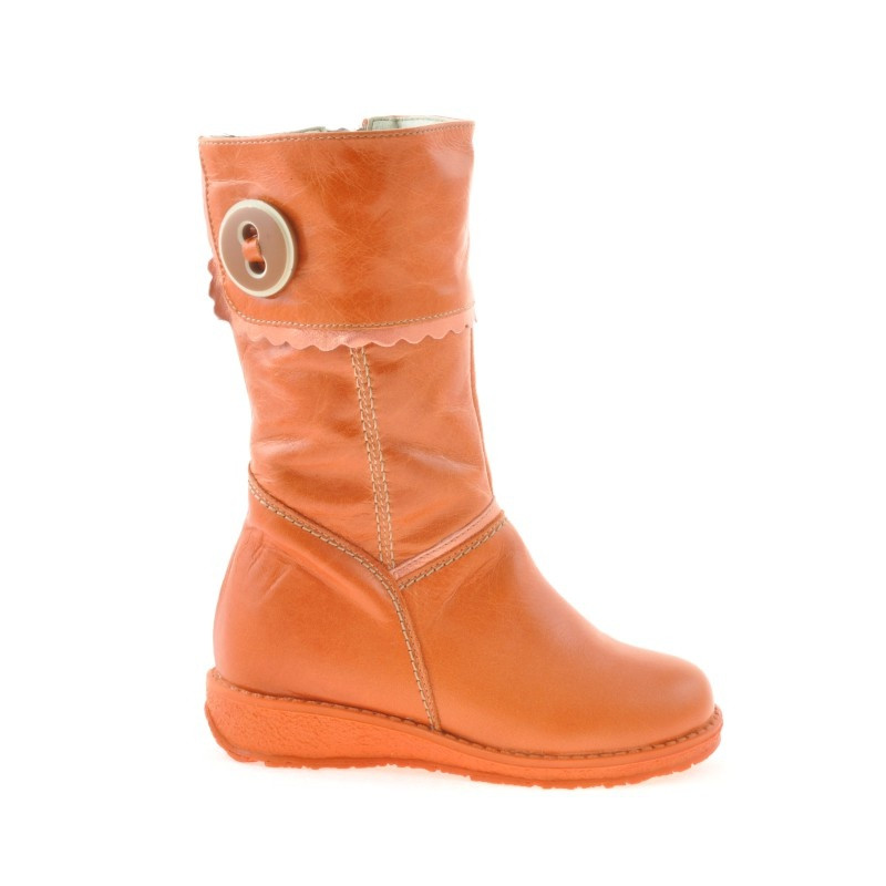 Kleine Kinderstiefel 25c orange