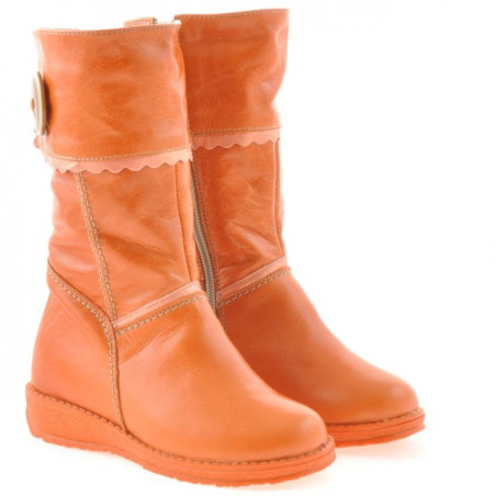 Kleine Kinderstiefel 25c orange