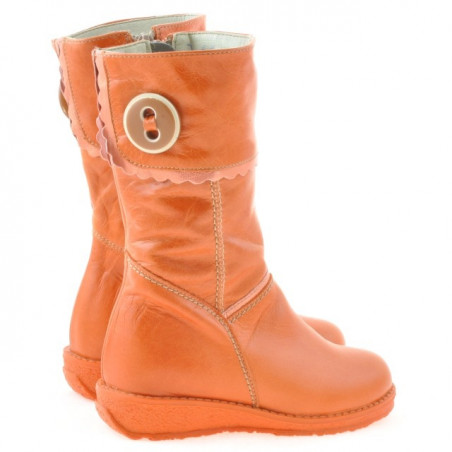 Kleine Kinderstiefel 25c orange