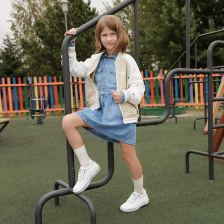 Kinder Schuhe 2028 weiß Perlglanz kombiniert lifestyle