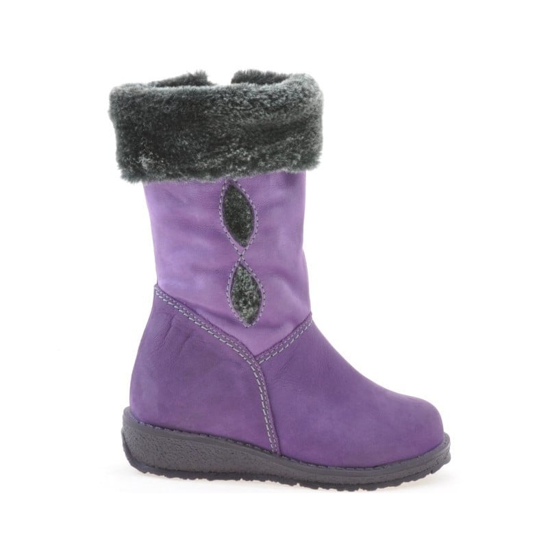 Kleine Kinderstiefel 24c Bufo Lila