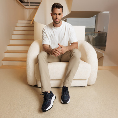 Herren Freizeitschuhe/Sportschuhe 986 Indigo kombiniert lifestyle