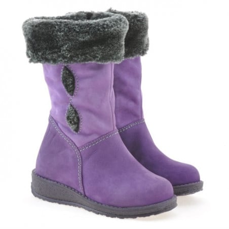 Kleine Kinderstiefel 24c Bufo Lila