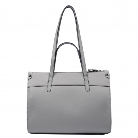 Damenhandtasche zum Umhängen 047g 01 frostgrau