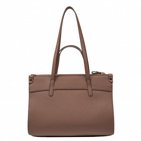 Damen-Schultertasche 047g Schokoladenbraun