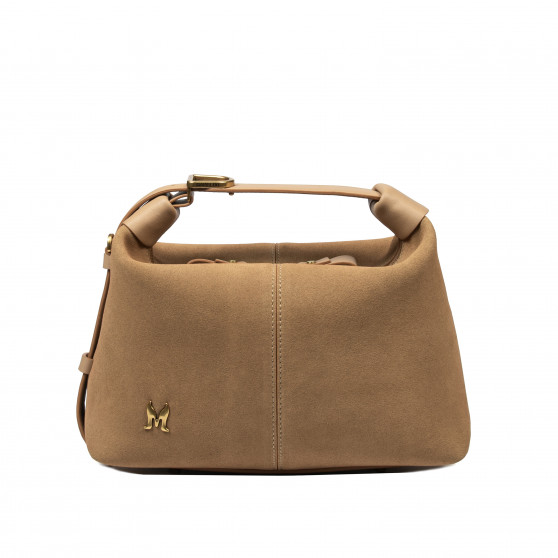 Handtasche Damen 037g Wildleder Nude Handtasche Damen 037g Wildleder Nude
