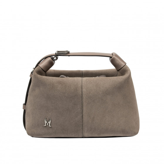 Damentasche 037g 01 Wildleder Sandstein Damentasche 037g 01 Wildleder Sandstein