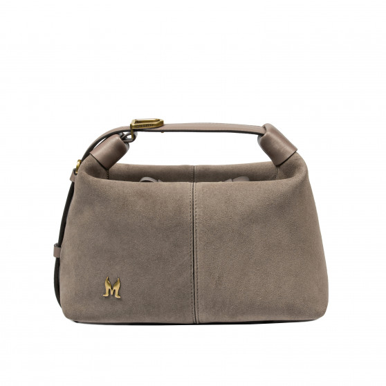 Damenhandtasche 037g Wildleder Sandstein Damenhandtasche 037g Wildleder Sandstein