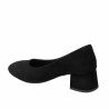 Elegante Damenschuhe 1331 Schwarz Velours