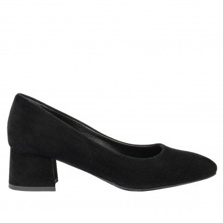 Elegante Damenschuhe 1331 Schwarz Velours