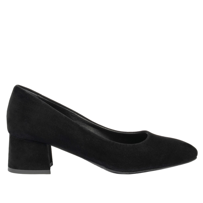 Elegante Damenschuhe 1331 Schwarz Velours