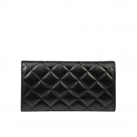 Damenschultertasche 048g Napa Schwarz