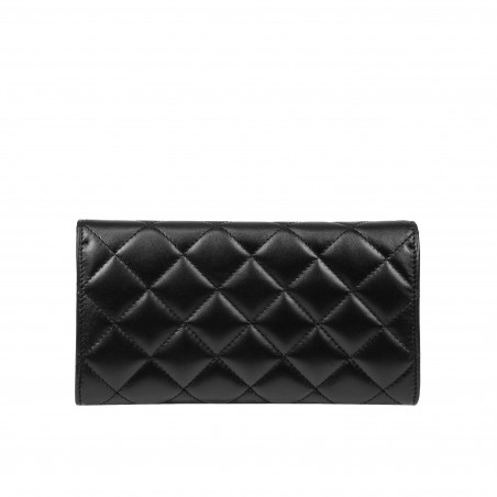 Damentasche Schultertasche 048g 01 schwarz Nappa