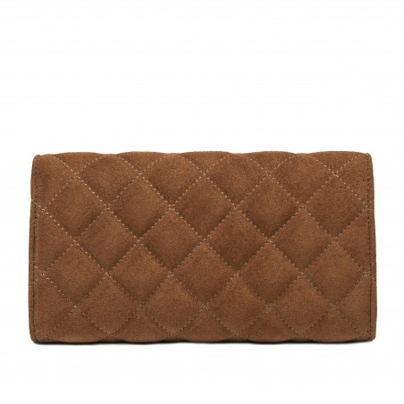 Damentasche für die Schulter 048g Wildleder Braun