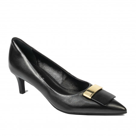 Damen elegante Schuhe 1358 schwarz