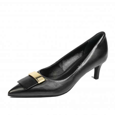 Damen elegante Schuhe 1358 schwarz