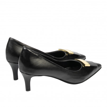 Damen elegante Schuhe 1358 schwarz