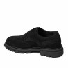 Herren-Casual-Schuhe 989 schwarz Velours 01