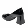 Damen elegante Schuhe 1324 Lack schwarz